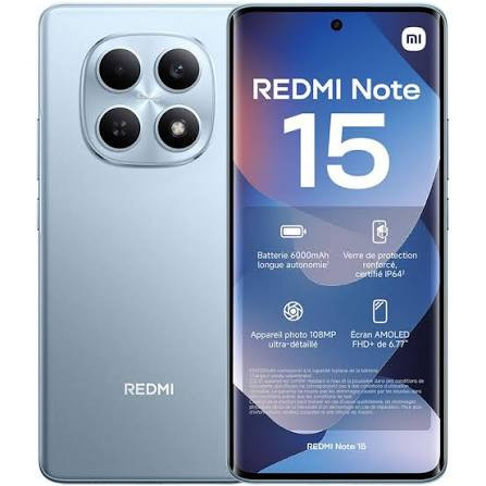 گوشی موبايل شیائومی مدل Redmi Note 15 4G ظرفیت 256 گیگابایت رم 8 گیگابایت